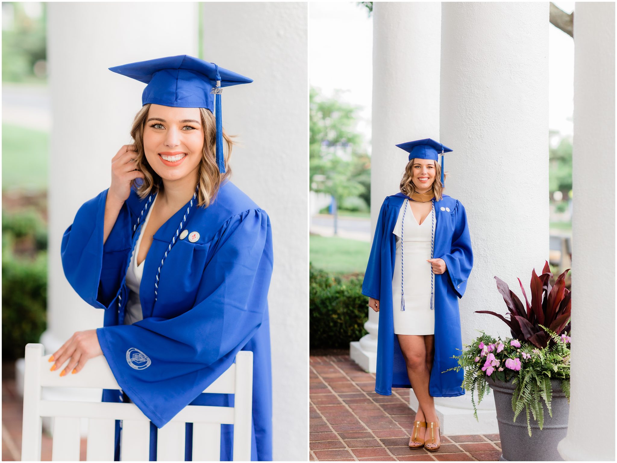 College Senior Session Marymount University Graduate Cap and Gown