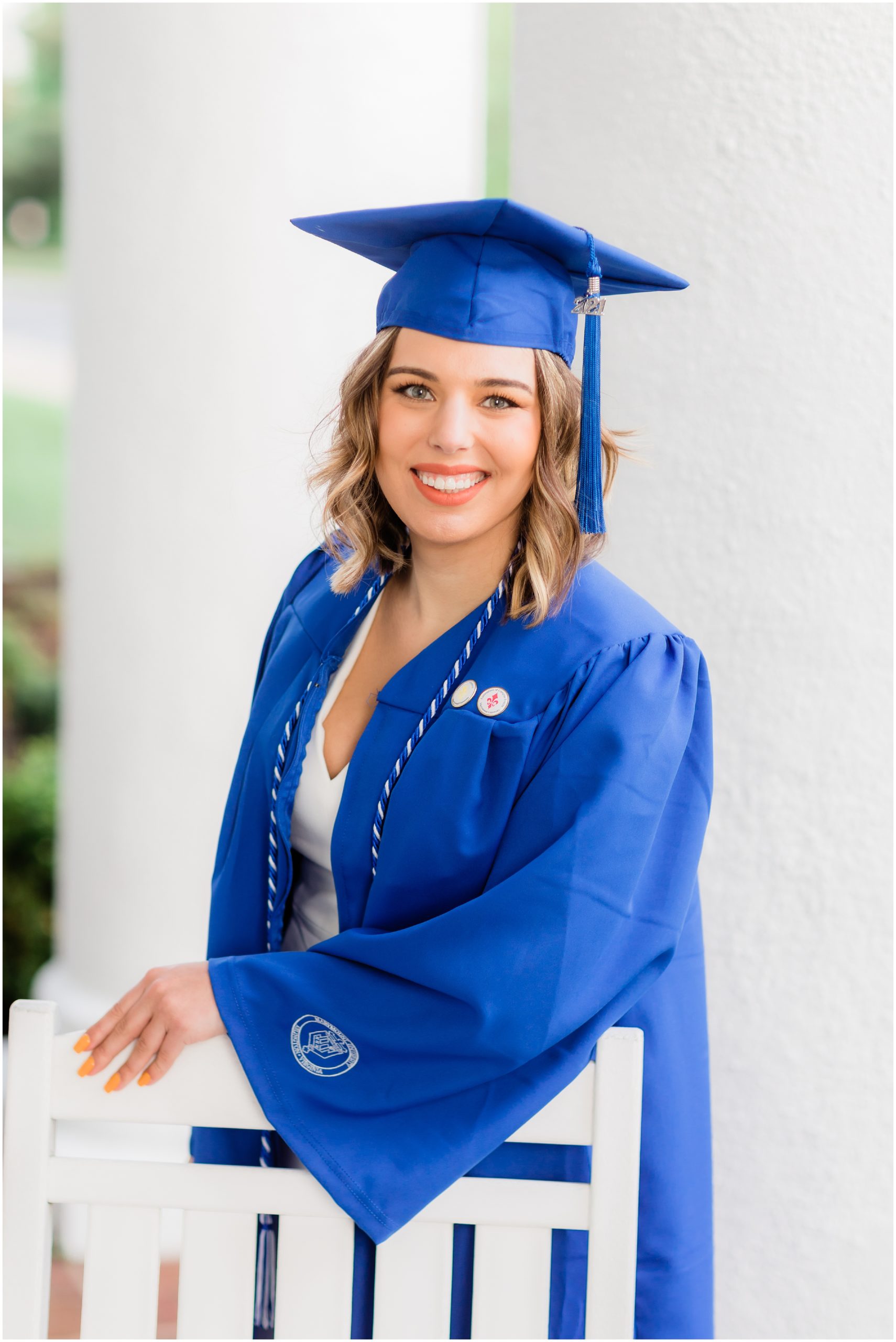 College Senior Session Marymount University Graduate Cap and Gown